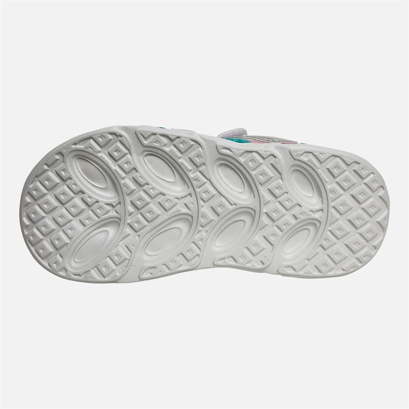 Pineapple Girls Light Up Sandals Pink/Blue - Image 3