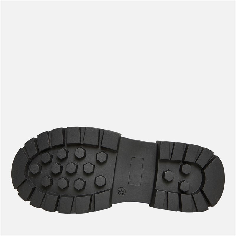 Pineapple Girls Chunky Chelsea Boots Black Patent - Image 2