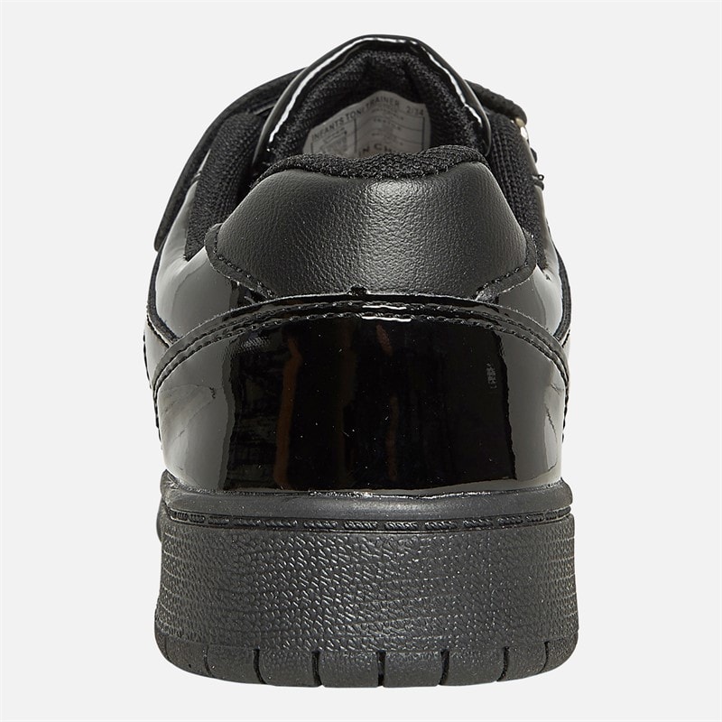 Pineapple Girls Toni Trainers Black Patent - Image 3