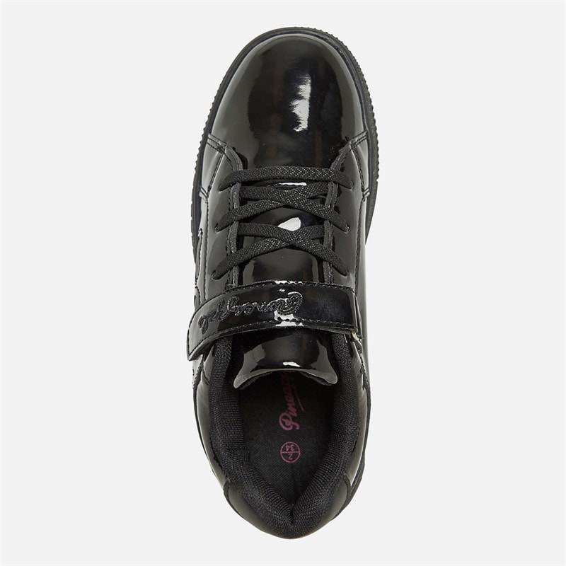 Pineapple Girls Toni Trainers Black Patent - Image 4