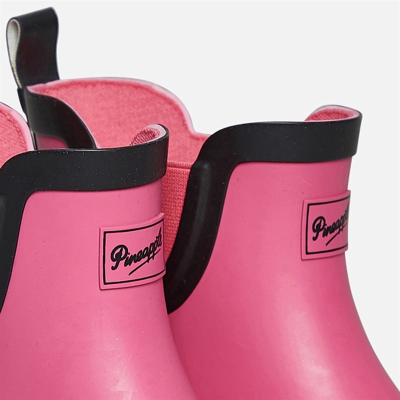 Pineapple Girls Chelsea Boot Wellies Fuschia/Black - Image 5