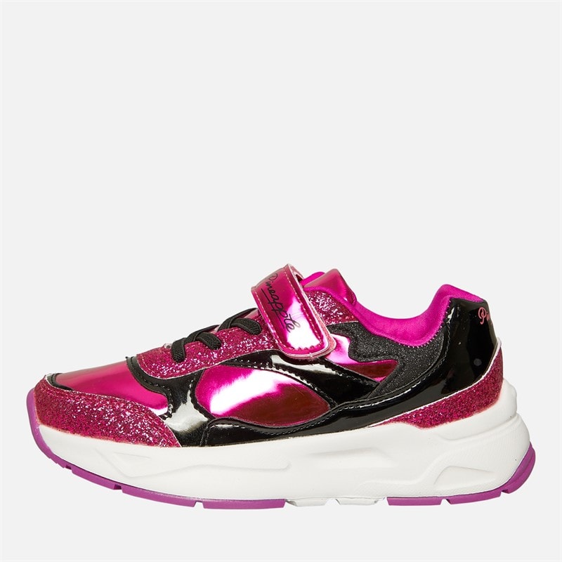 Pineapple Girls Chunky Trainers Pink/Black - Image 1