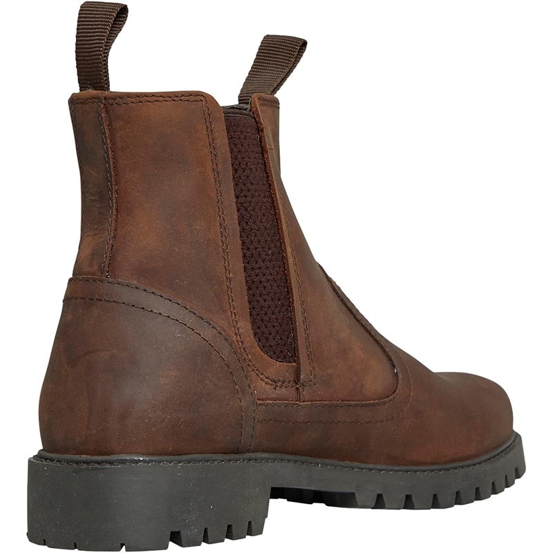 Onfire Womens Leather Country Chelsea Boot Dark Brown - Image 5
