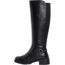 Onfire Womens Knee Length Leather Boots Black