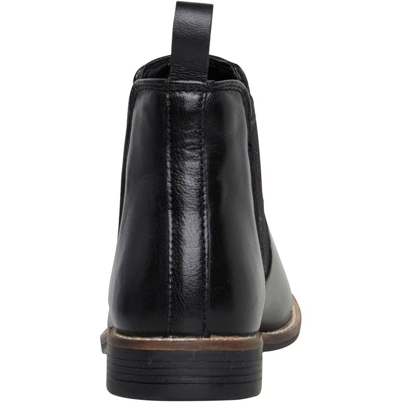 Onfire Womens Leather Chelsea Boots Black - Image 3