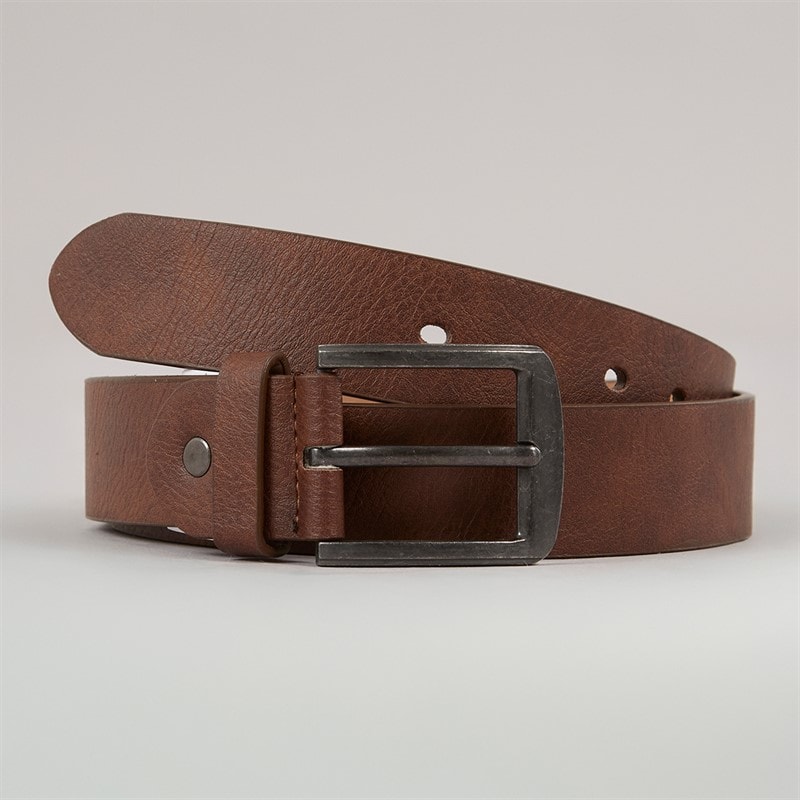 Onfire Mens Bonded Leather Belt Brown
