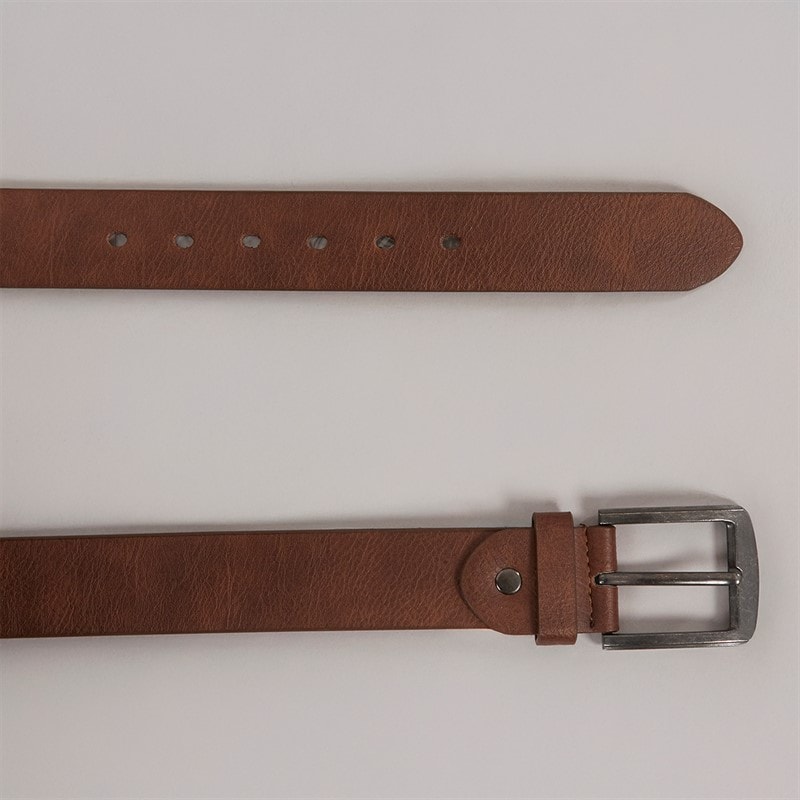 Onfire Mens Bonded Leather Belt Brown - Image 2