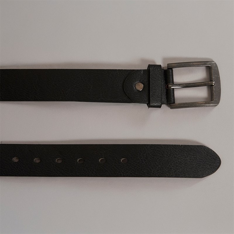 Onfire Mens Bonded Leather Belt Black - Image 2