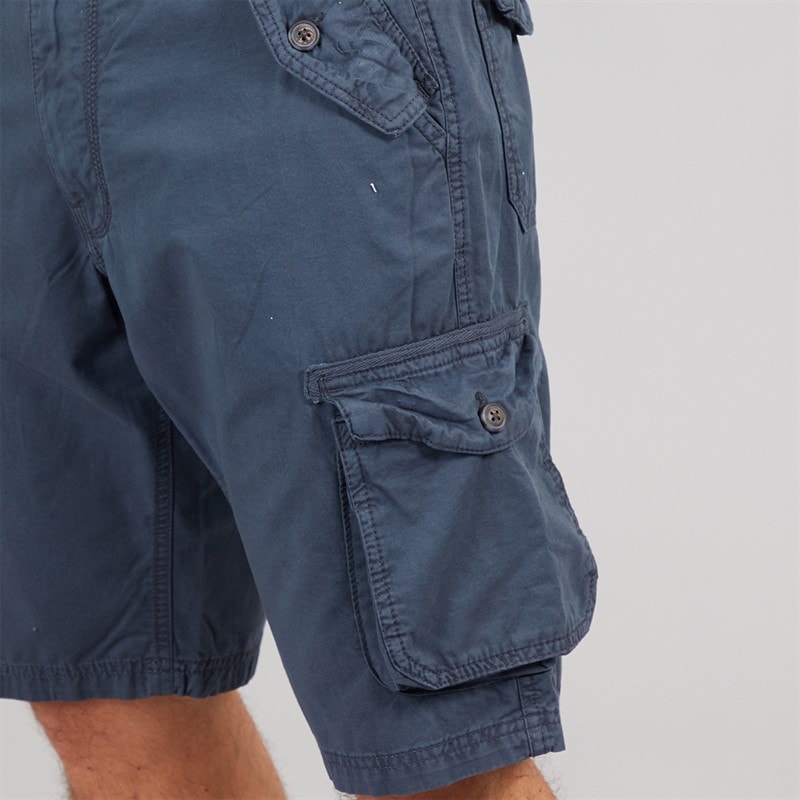 Onfire Mens Two Pack Cargo Shorts Blue/Stone - Image 3