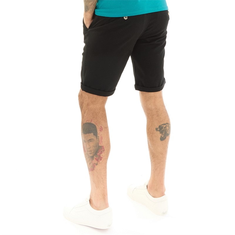 Onfire Mens Chino Shorts Black - Image 2
