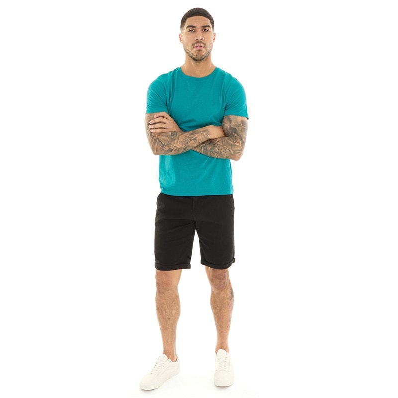Onfire Mens Chino Shorts Black - Image 4