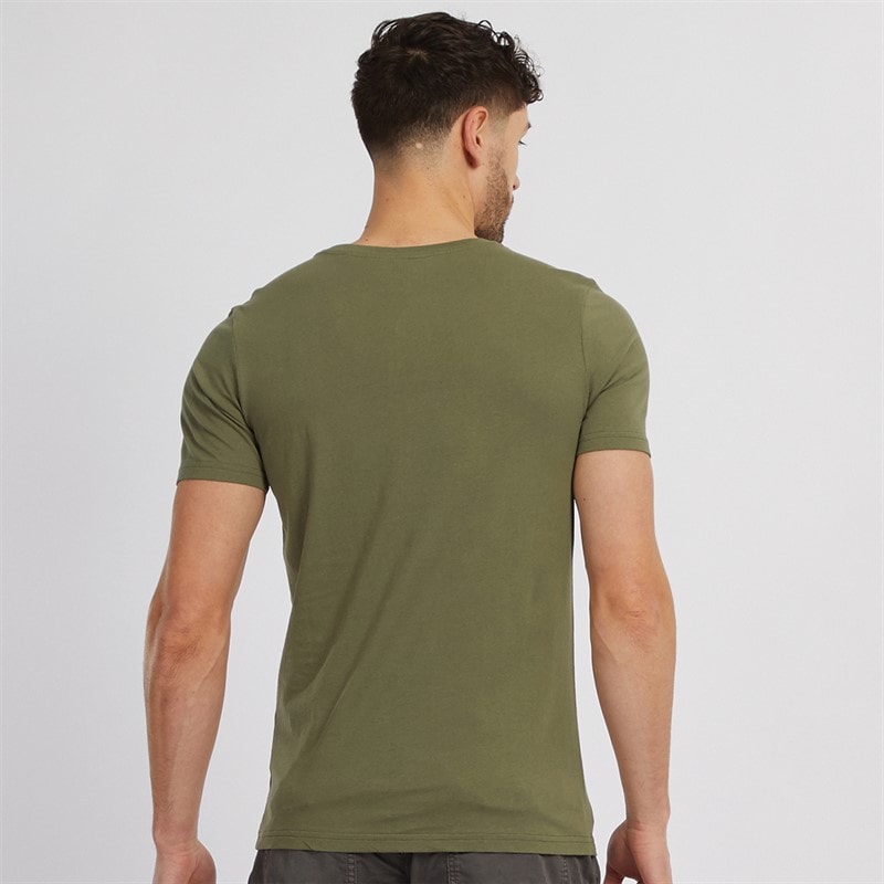 Onfire Mens T-Shirt Dusty Olive - Image 2