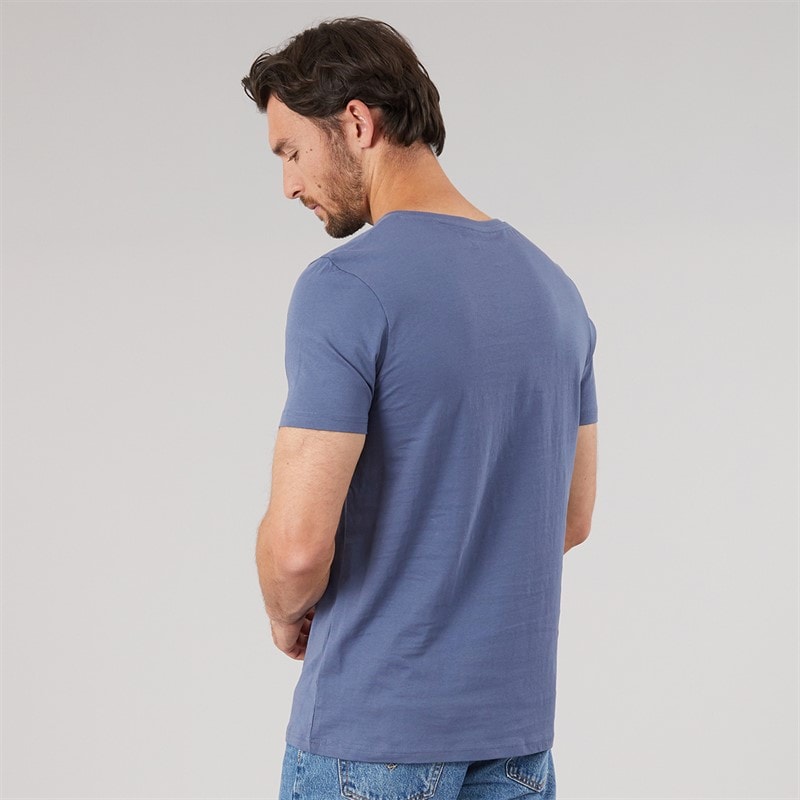 Onfire Mens T-Shirt Vintage Indigo - Image 2