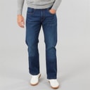 Onfire Mens Bootcut Denim Jeans Dark Wash