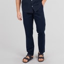 Onfire Mens Linen Trousers Navy