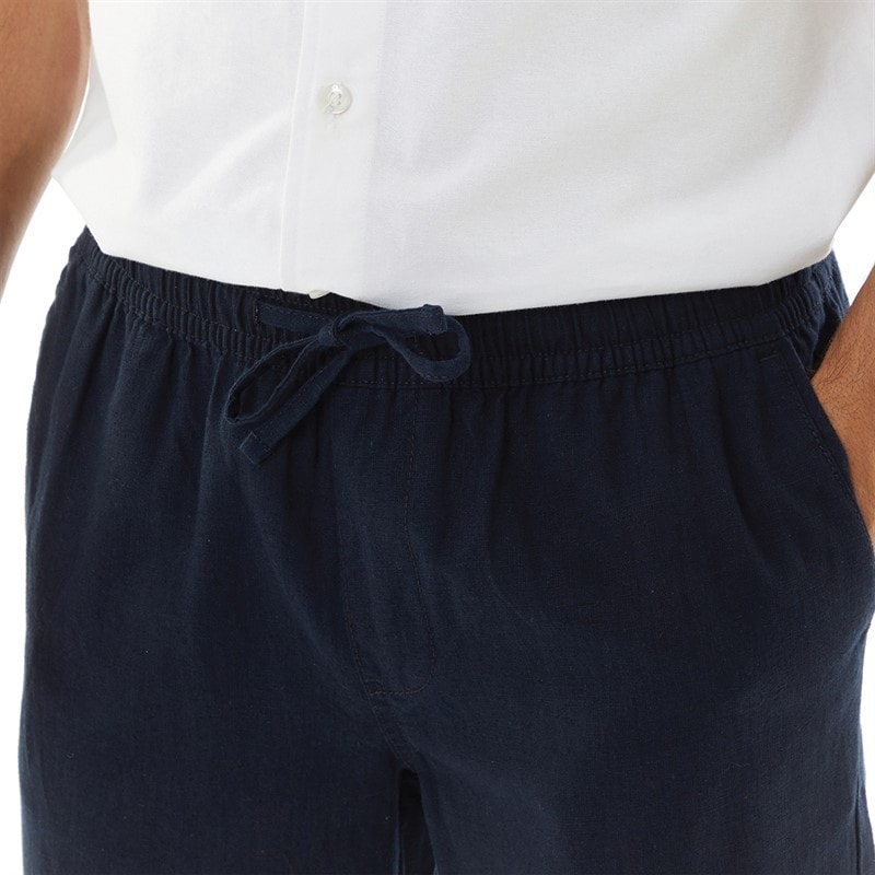 Onfire Mens Linen Trousers Navy - Image 3