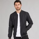 Onfire Mens Bomber Jacket Black