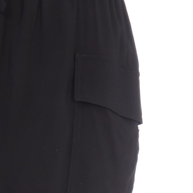 Onfire Womens Viscose Cargo Shorts Black - Image 3