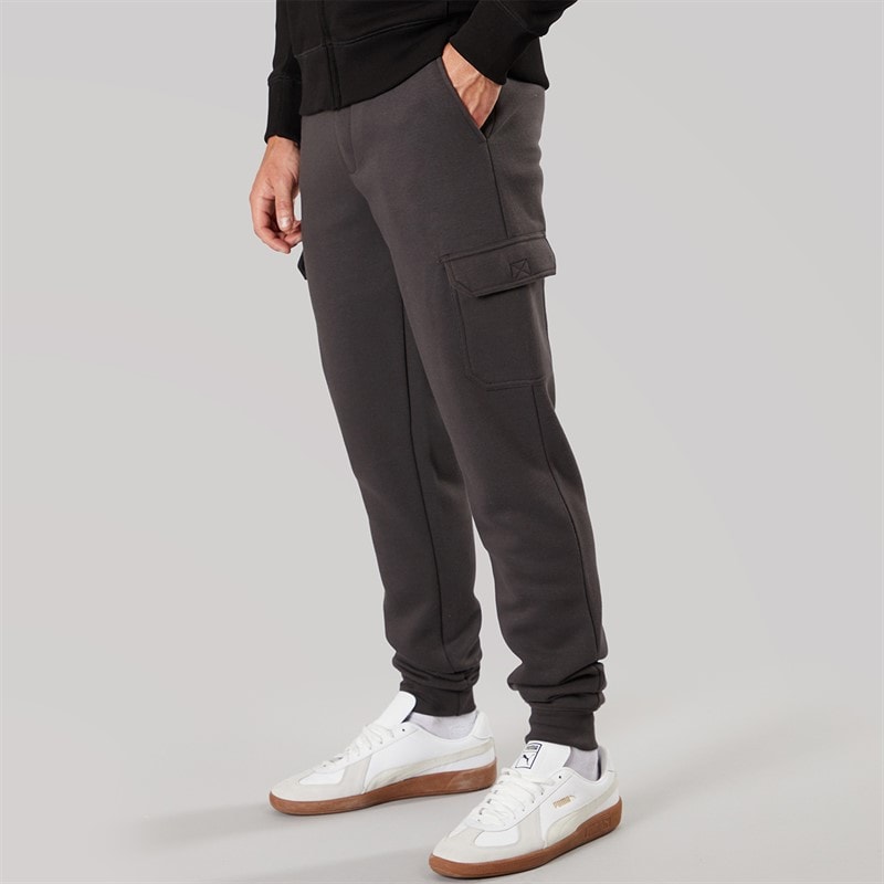 Onfire Mens Cargo Joggers Charcoal