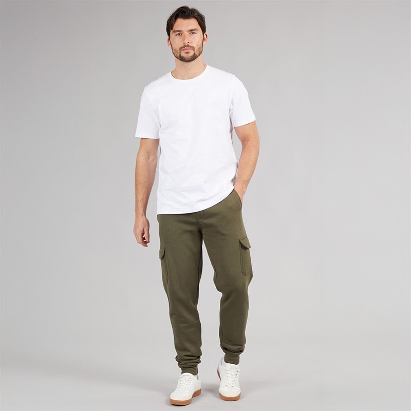 Onfire Mens Cargo Joggers Khaki - Image 4