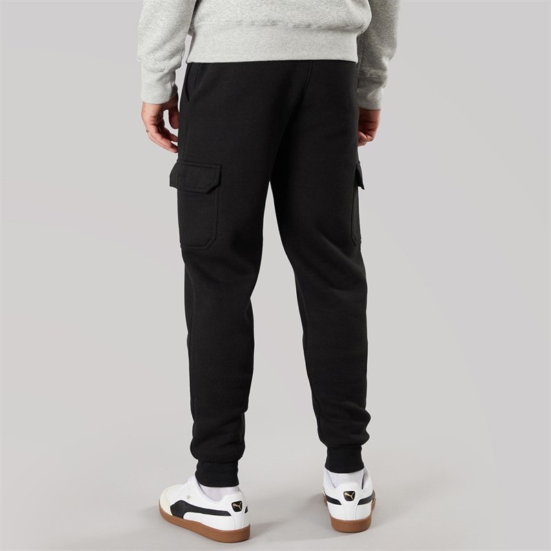 Onfire Mens Cargo Joggers Black - Image 2