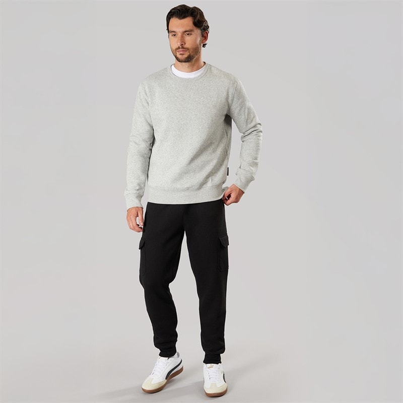 Onfire Mens Cargo Joggers Black - Image 3