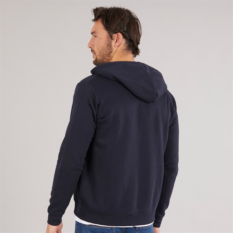 Onfire Mens Zip-Through Hoodie Navy - Image 2