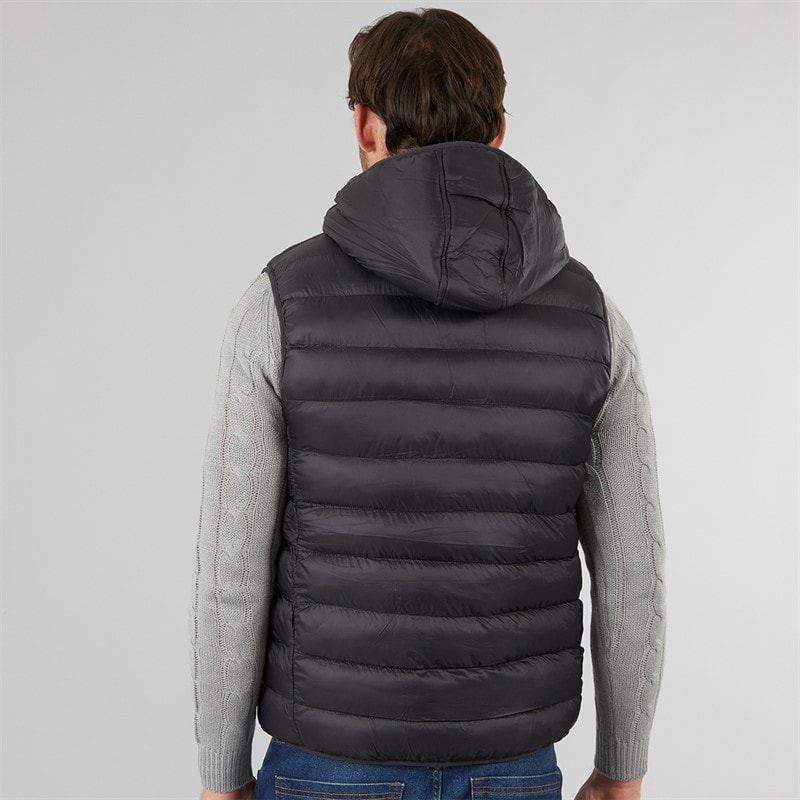 Onfire Mens Padded Gilet Black - Image 2