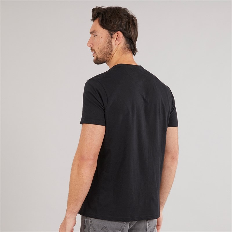 Onfire Mens Skull T-Shirt Black - Image 2