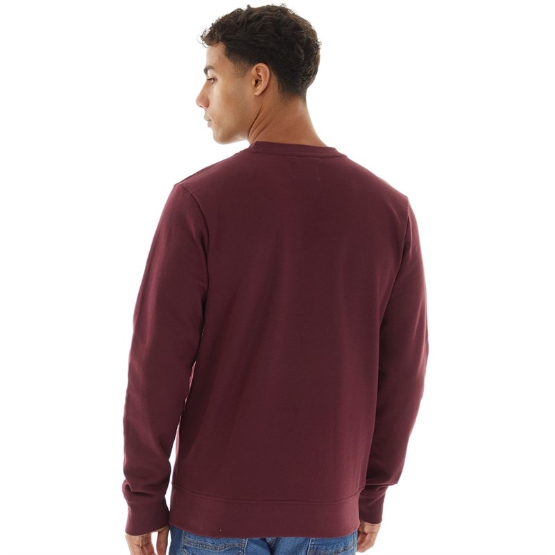 Onfire Mens Sweatshirt Windsor Wine - Image 2