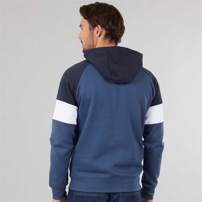Onfire Mens Arm Stripe Hoodie Dark Denim - Image 2