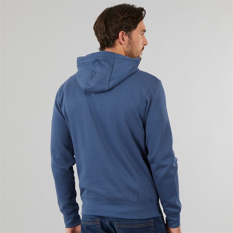 Onfire Mens Chest Stripe Hoodie Dark Denim - Image 2