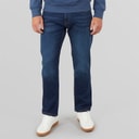 Onfire Mens Straight Fit Denim Jeans Dark Wash