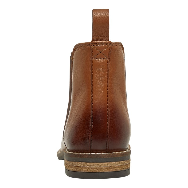 Onfire Womens Leather Chelsea Boots Tan - Image 3