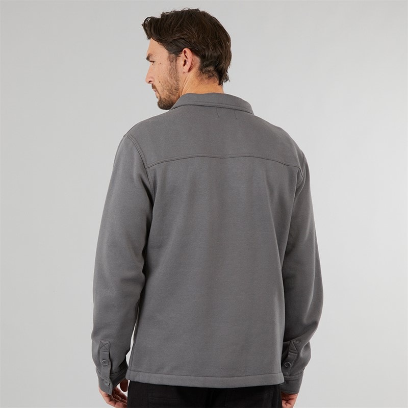 Onfire Mens Overshirt Grey - Image 2