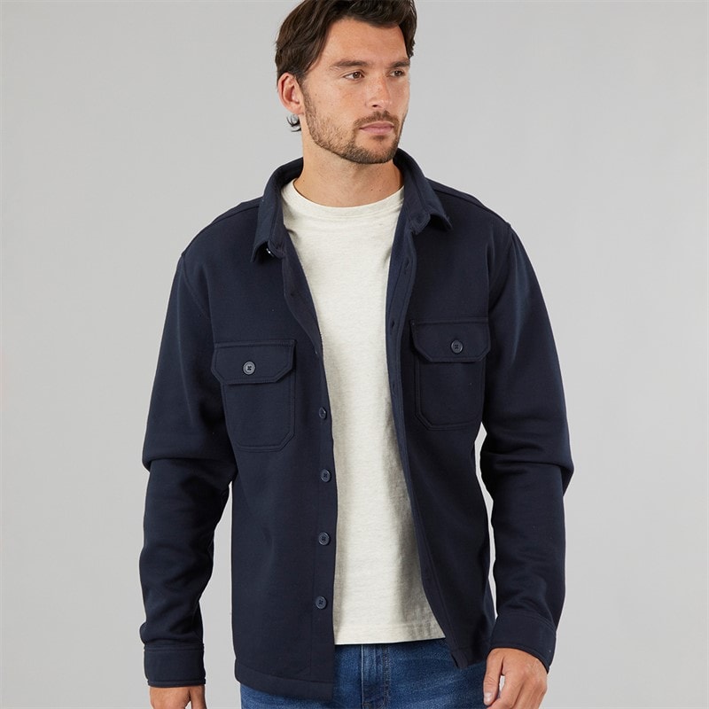 Onfire Mens Overshirt Navy - Image 1