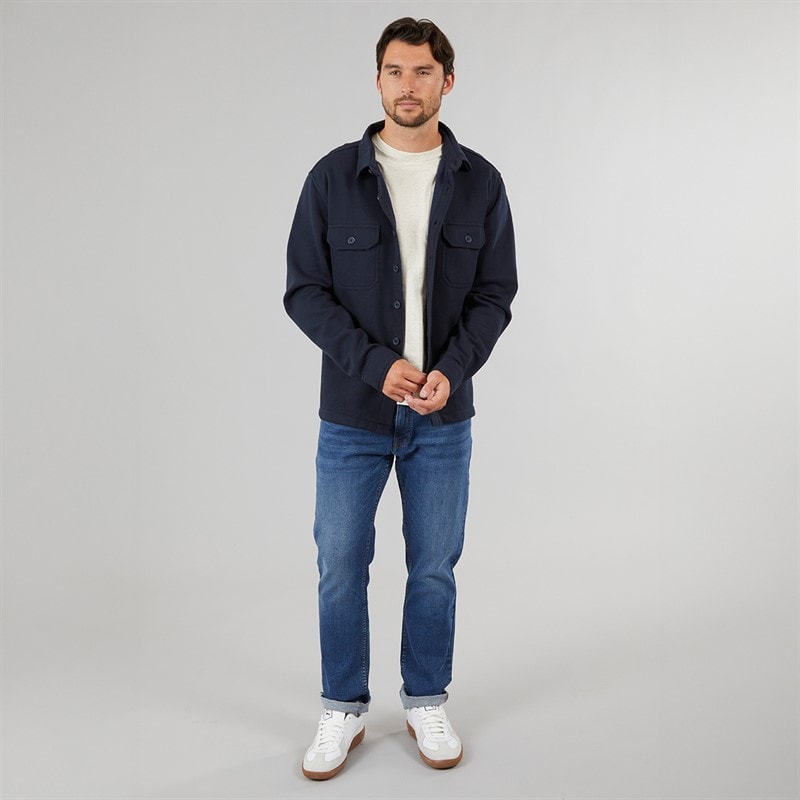 Onfire Mens Overshirt Navy - Image 4
