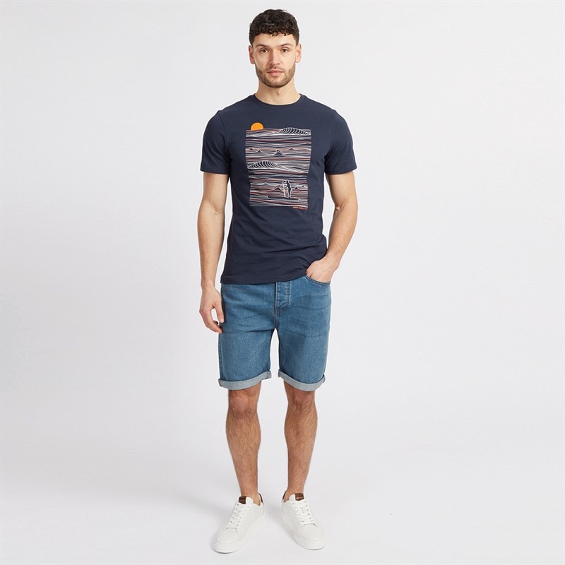 Onfire Mens Paddleboard T-Shirt Navy Blazer - Image 3