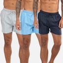 Onfire Mens Three Pack Swim Shorts Navy/Aqua/Light Grey