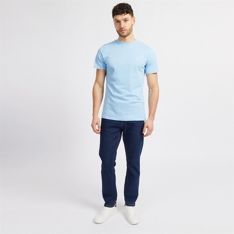 Onfire Mens Stretch Straight Fit Denim Jeans Dark Wash - Image 3