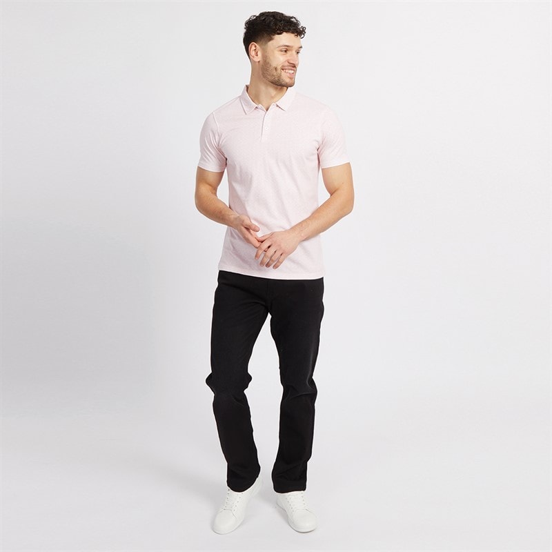 Onfire Mens Stretch Straight Fit Denim Jeans Black - Image 3