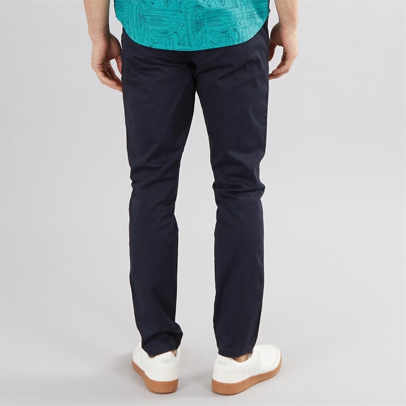 Onfire Mens Slim Fit Chino Trousers Navy - Image 2
