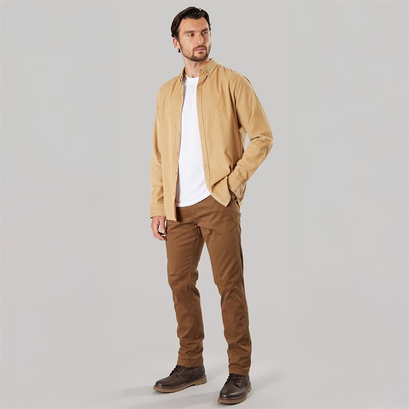 Onfire Mens Slim Fit Chino Trousers Cinnamon - Image 4
