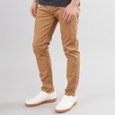 Onfire Mens Slim Fit Chino Trousers Sand