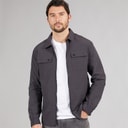 Onfire Mens Utility Jacket Charcoal