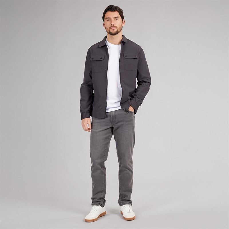 Onfire Mens Utility Jacket Charcoal - Image 4