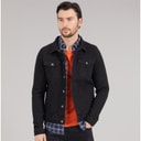 Onfire Mens Denim Jacket Black