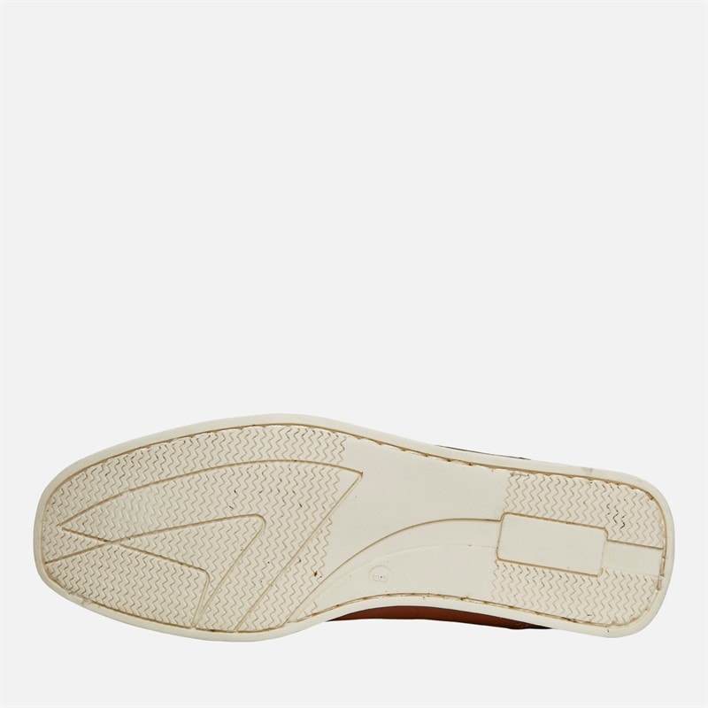 Onfire Mens Ballast Boat Shoes Tan/Navy - Image 2