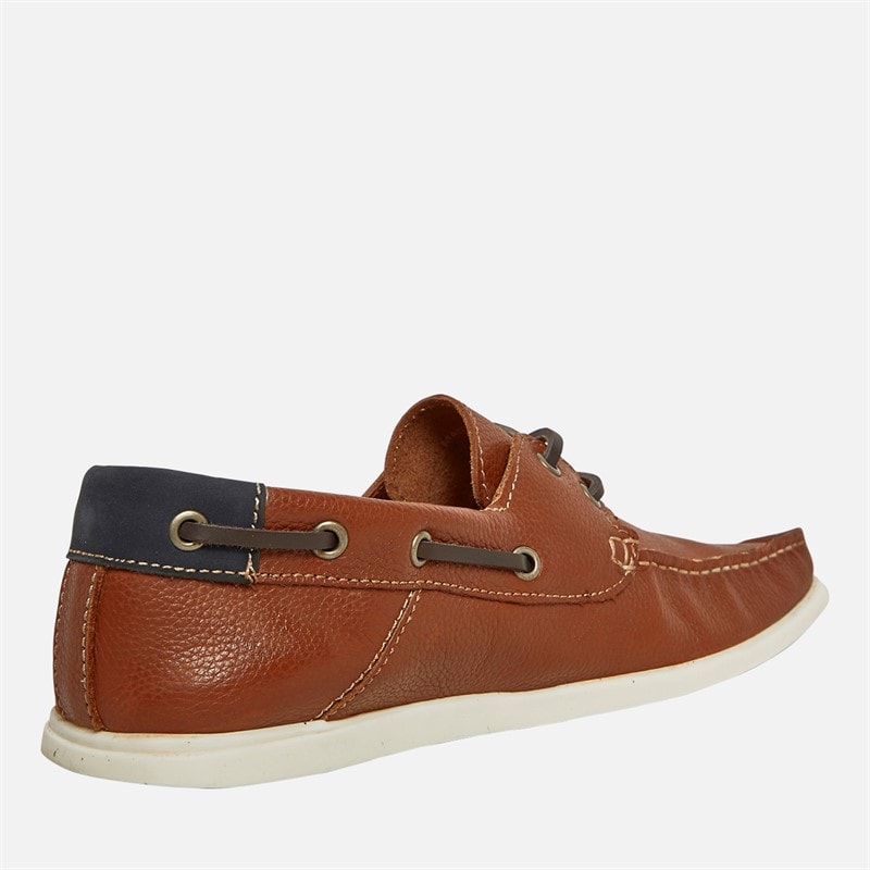 Onfire Mens Ballast Boat Shoes Tan/Navy - Image 5
