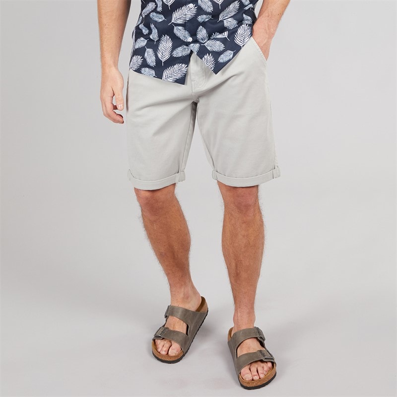 Onfire Mens Chino Shorts Light Grey - Image 1